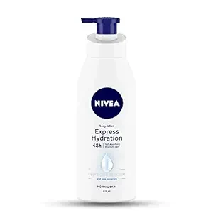 NIVEA Body Lotion For Men & Women, Express Hydration, for Fast Absorption, 400 ml