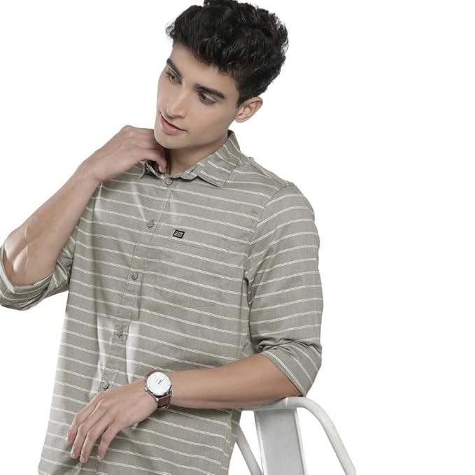 The Indian Garage Co Men Slim Fit Shirt