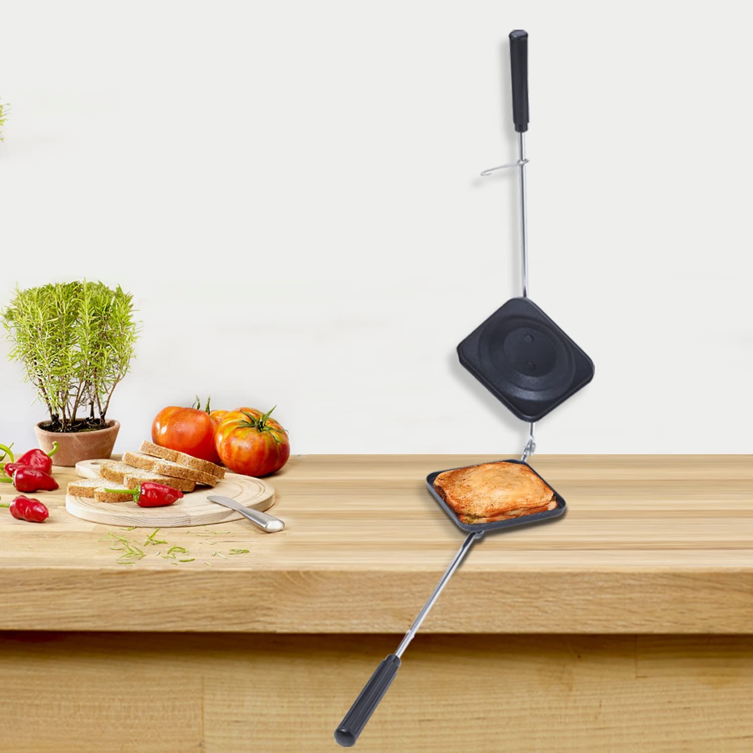 Anjali DTS 01 Non-Stick Sandwich Toaster (Black)