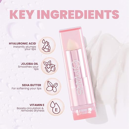 MARS Tinted Lip Balm | Non-Sticky, Moisturizing & Nourishing | Moisturizing Formula with Vitamin-E, Jojoba Oil, Shea Butter | Vegan & Cruelty-Free | 3.2 g (StrawBerry)
