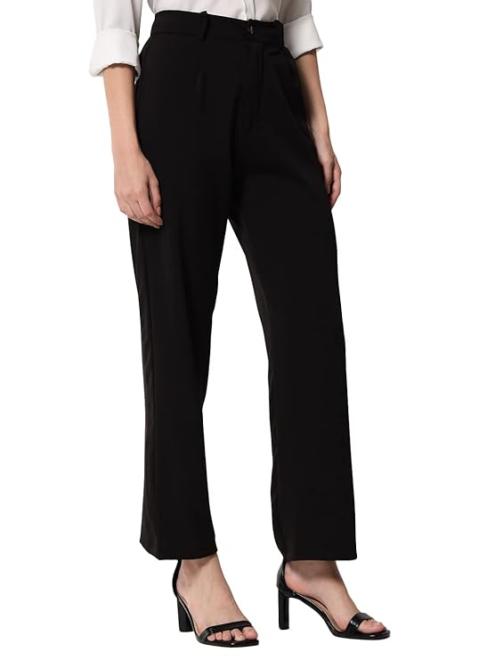 KOTTY Women Straight Trouser
