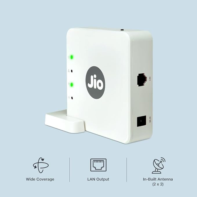 Jio WiFi Mesh Extender JCM0112 | AC1200 Dual Band | Made for JioFiber | Easy Installation Using JioHome App