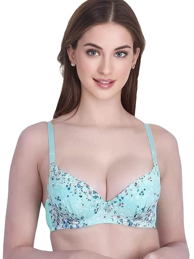 JMT Wear Women's Poly Cotton Padded Underwired Push-Up Bra