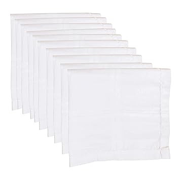 KERWA Men's Handkerchiefs, 100% Pure Cotton(pack of 12)