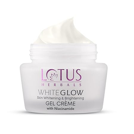 Lotus Herbals WhiteGlow Skin Whitening And Brightening Gel, Face Cream with SPF-25, for all skin types, 40g