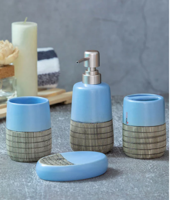Handwash Dispenser Bottle Set, Soap Dispenser, Toothbrush Holder
