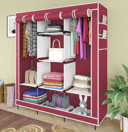 Collapsible Wardrobe Foldable Closet for Clothes Almira