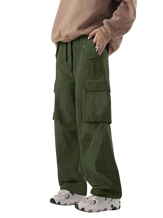 Visit the Lymio Store Lymio Men Cargo || Men Cargo Pants || Men Cargo Pants Cotton || Cargos for Men (Cargo-42-45)