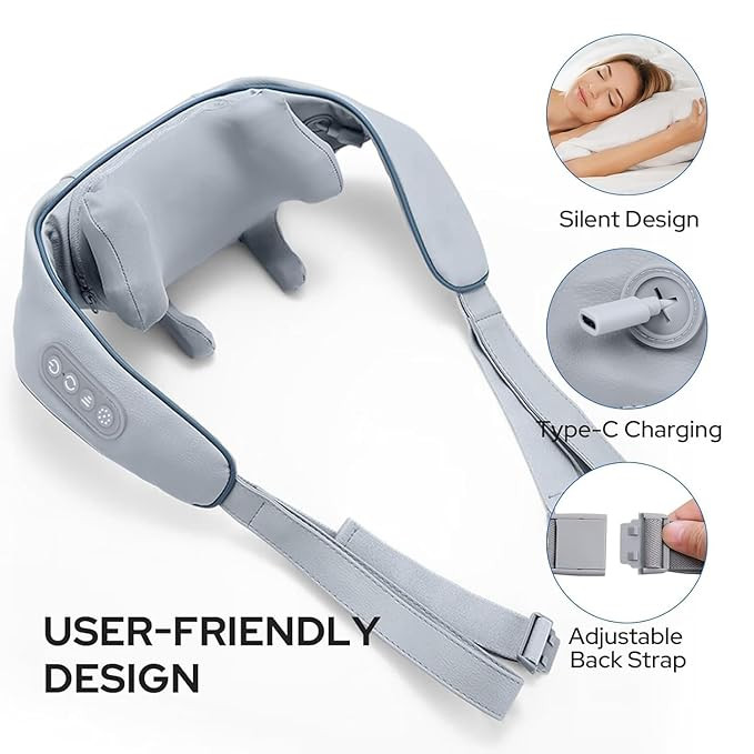 DADLM® Neck and Back Massager, Neck Massager with Heating, Body Massager for Body