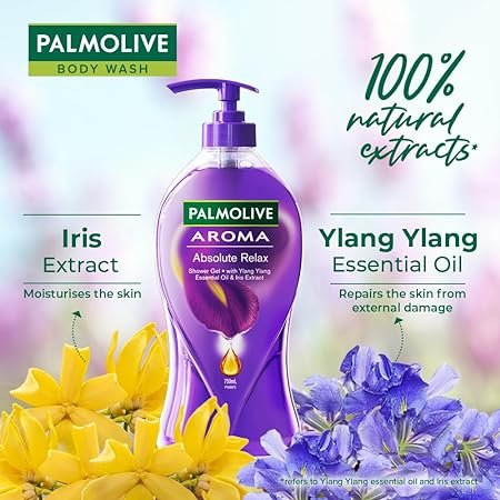 Palmolive Aroma Morning Tonic Body Wash, 750ml & Palmolive Aroma Absolute Relax, Body Wash 750 ml, Combo Pack