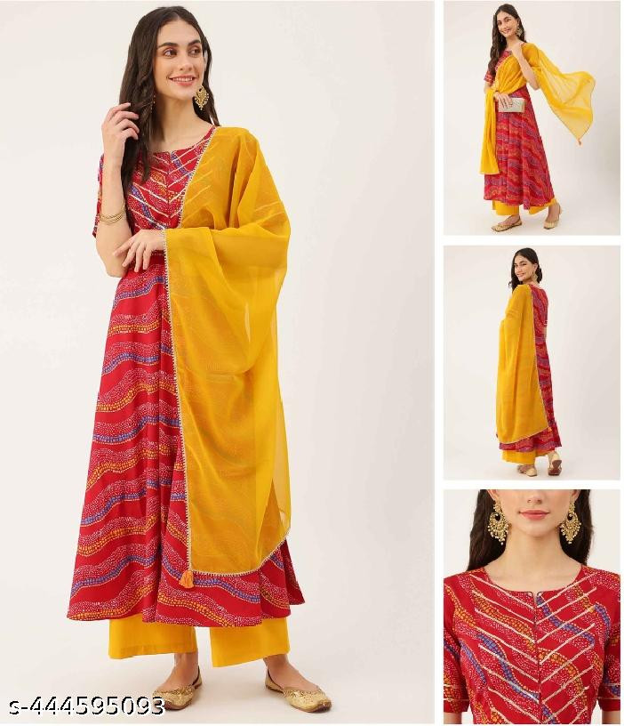 Authentic Trending Classy kurta with Dupatta no Bottomwear for traditional wear | casual wear for women and girls ( available in various sizes )
