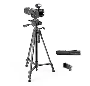 Tygot X2 Pro Professional 70 Inch (180CM) Tripod for DSLR, Camera | Height: 5.9 Feet | Max Load: 5kg | Portable Lightweight ABS+Metal Tripod | 360° Ball Head | Carry Bag (Black)