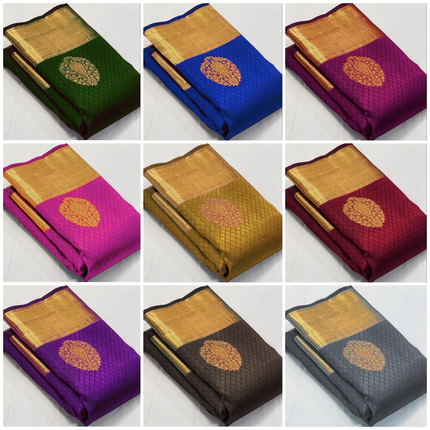 Women's Present Banarasi Soft Lichi Silk Saree