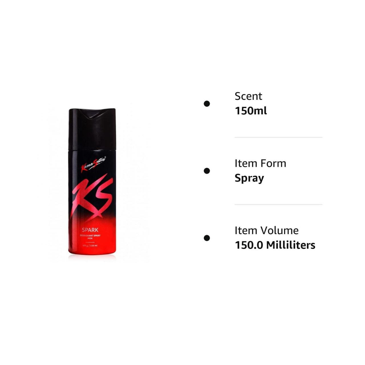Kamasutra KS Spark Deo 150 ml Deodorant Spray