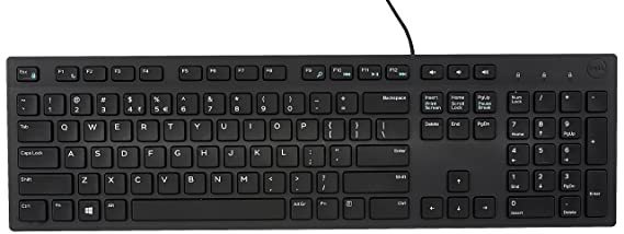 Dell Kb216 Wired Multimedia USB Keyboard with Quite Plunge