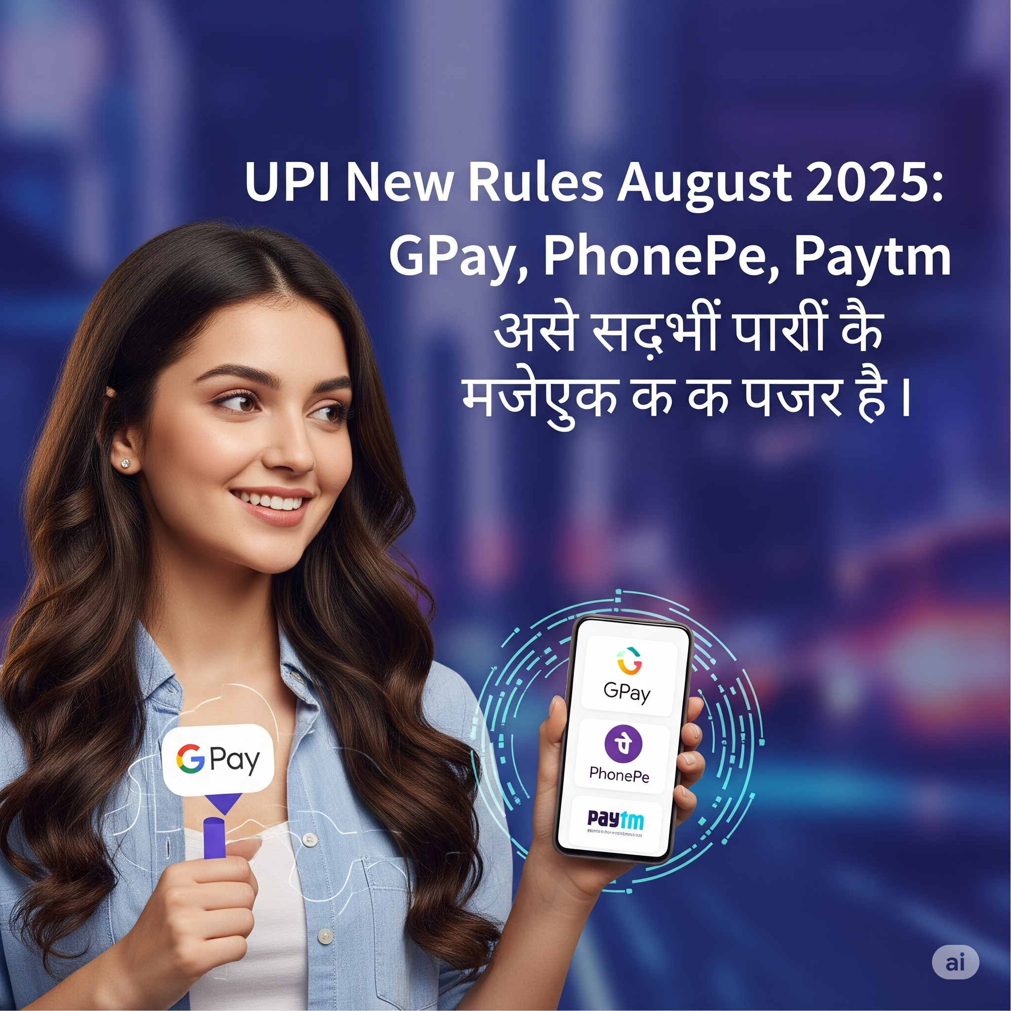 UPI New Rules August 2025: GPay, PhonePe, Paytm यूजर्स के लिए अगस्त से बदल रहे नियम।