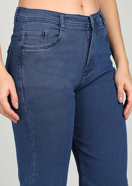 Nifty Women's Denim Stretchable Straight Fit Jeans