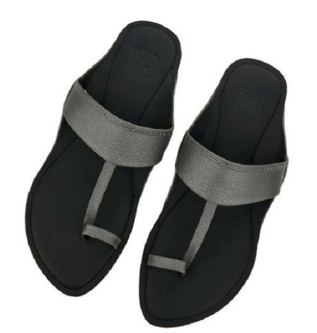 Rubber Light Weight And Stylish Leather Slipper For Mens