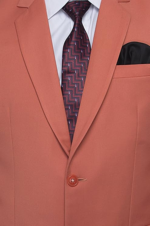 FAVOROSKI Designer Men's Slim Fit Notch Lapel Collar Tuxedo Blazer