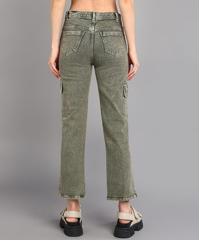 Nifty Women's Cotton Blend Stretchable Mid Rise Jeans