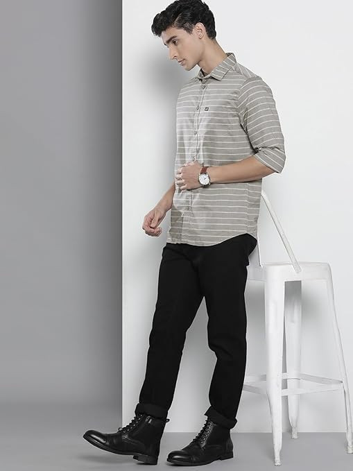 The Indian Garage Co Men Slim Fit Shirt