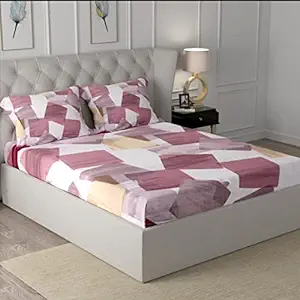 Queen Size Bedsheet with 2 Pillow Cover