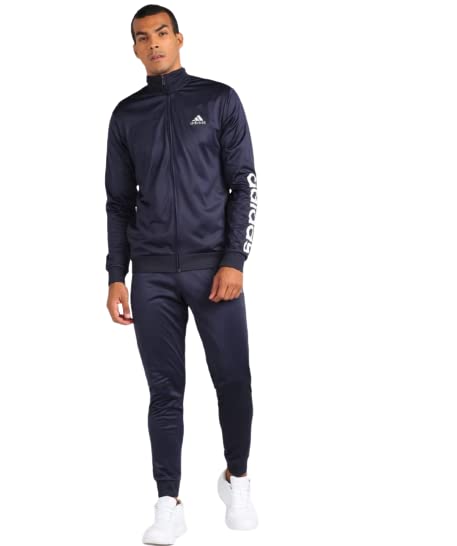 adidas Mens Polyester M Lin Tr Tt Ts Tracksuit