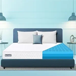 The Sleep Company SmartGRID Ortho 6 Inch Mattress King Size | AIHA Certified Medium Firm Orthopedic Mattress for Back Pain Relief | Patented Japanese SmartGRID Technology | 78x72 | 10 Years Warranty
