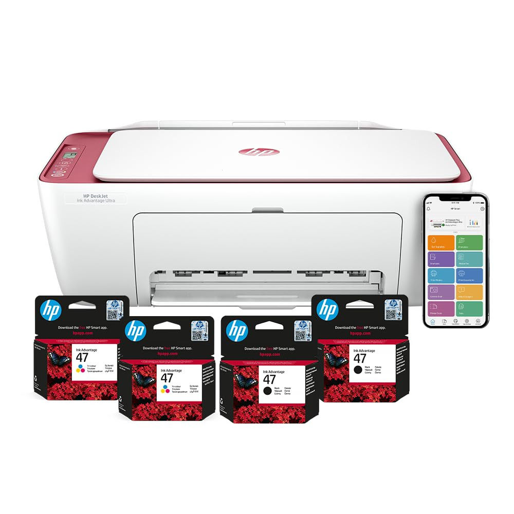 HP Ultra Ink Advantage 4929 WiFi Colour Printer – Print/Scan/Copy with 1 Year Warranty and Additional 2 Set of Inks.