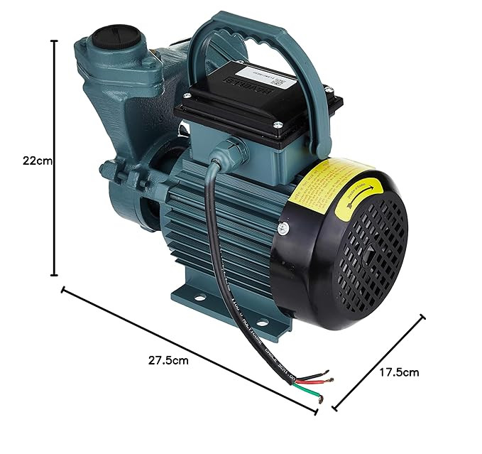 Havells Zinnia 2 Plus 0.5HP -Residential Water Pump, Single Phase (Grey)