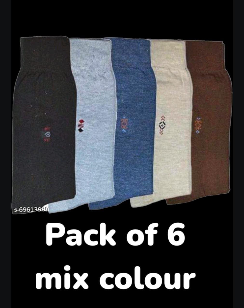 socks for men  pack of 6