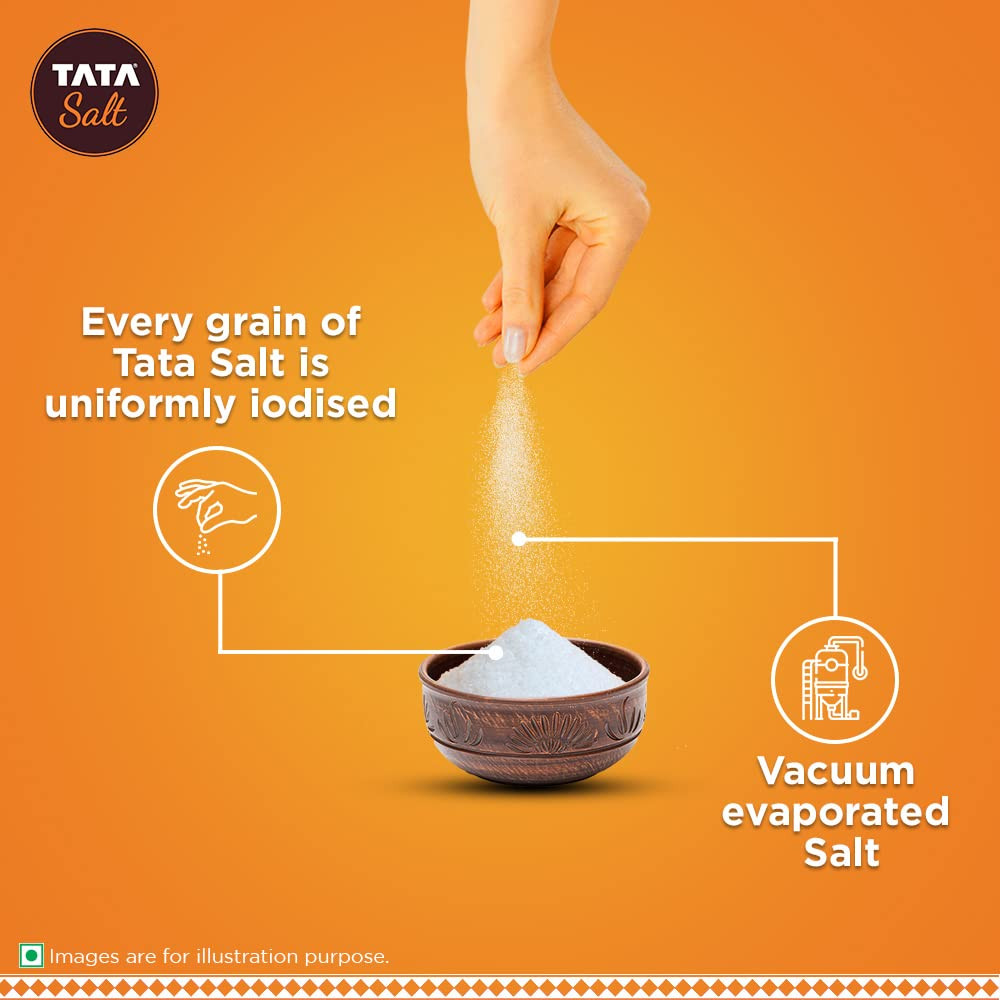 Tata Salt | Vacuum Evaporated Iodised Salt | 1 kg