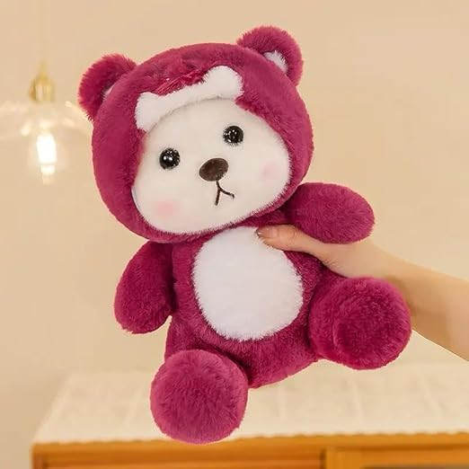 SCOOBA Korean Quality Beautiful Color Lovely Teddy Bear Stuffed Toy for Kids Babies 35cm Size