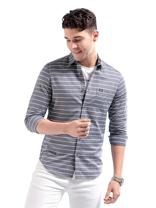 The Indian Garage Co Men Slim Fit Shirt