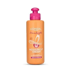 L'Oreal Paris Leave-In Conditioner, Repairs, Protects & Smooths, For Long and Lifeless Hair, Dream Lengths No Haircut Cream, 200ml