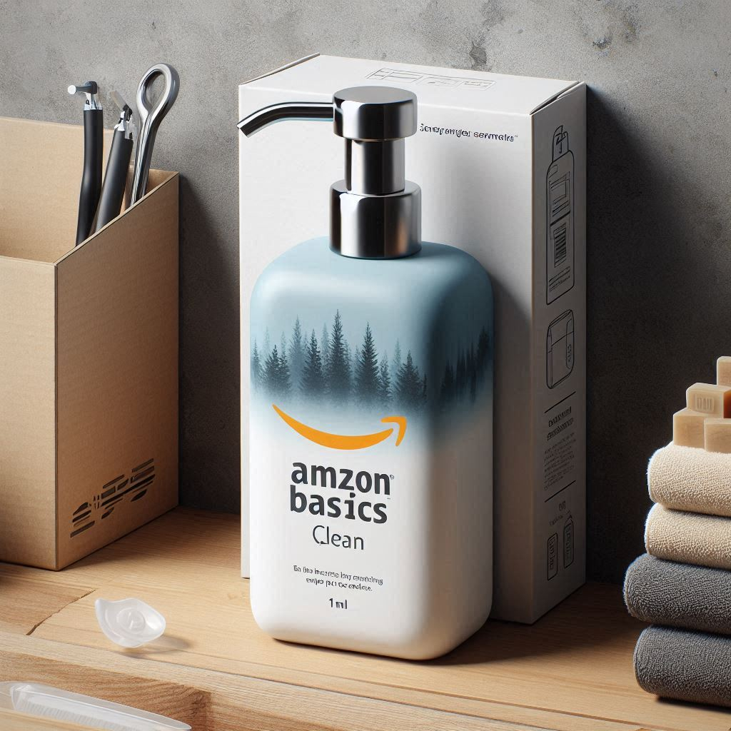Space-Saving Clean: Amazon Basics 400 ml Wall Mounted Soap Dispenser