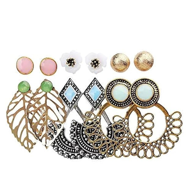 YouBella Jewellery for women Earings for women Combo of Earrings for Girls and Women
