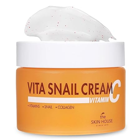 THE SKIN HOUSE Vita Snail Cream 50ml l 90% of natural snail mucine, 2% of Niacinamide, Vitamin C+ Vitamin E| Clean Beauty, Paraben Free, Cruelty Free (1.69 fl.oz)