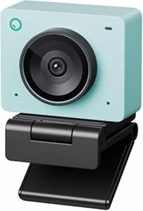 OBSBOT Meet 2 AI-Powered 4K Webcam with 1/2' Sensor, AI Framing & Autofocus,Webcam with Microphone, 60 FPS, HDR Low-Light Correction, Beauty Mode, Webcam for PC, Streaming, Conference, Gaming, etc.