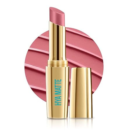 LAKMÉ 9To5 Lipstick, Hya Matte, With Hyaluronic Acid For Hydrated Lips, Blush Business 3.6Gm