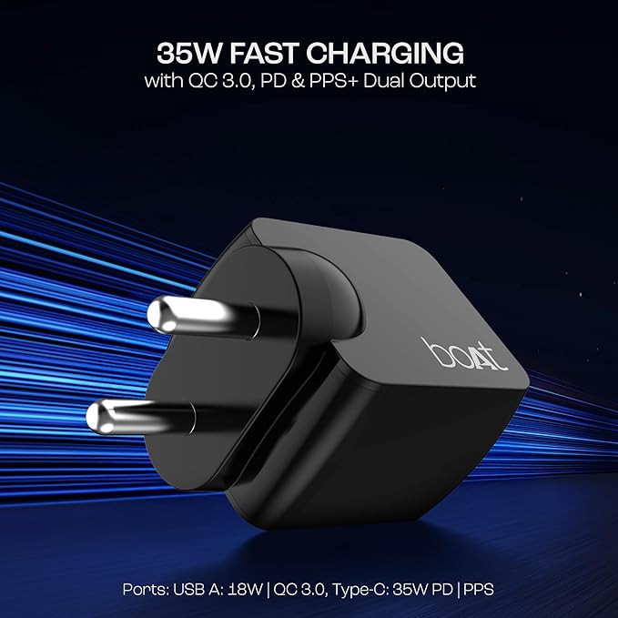 35W Fast Charging with PD, PPS, and QC 3.0: Enjoy 35W fast