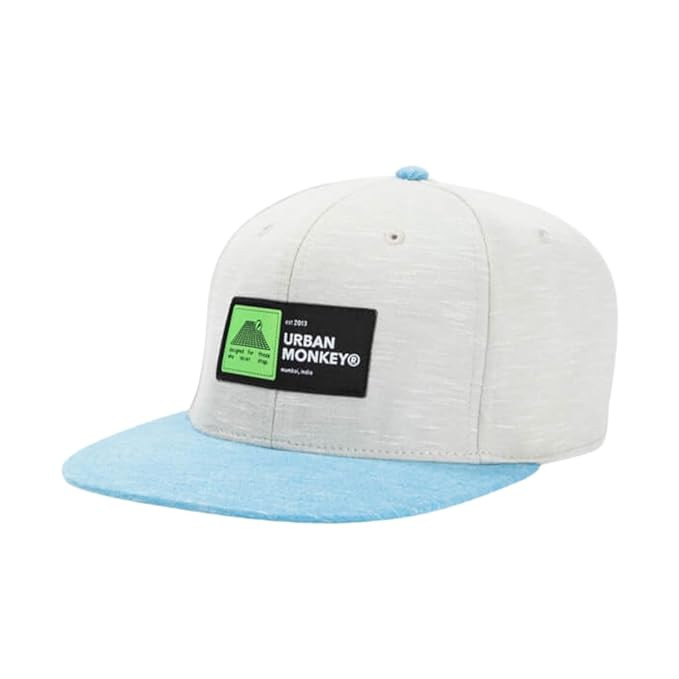 URBAN MONKEY Training 100% Poly Spandex Quick Dry Snapback Cap for Men & Women | Comfort and Style Sports Cap, Designed & Seeking The Perfect Fashion | One Size Fits Most Multicolour