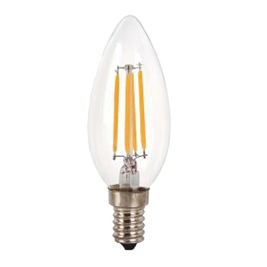 LED Filament Candle Light Bulb A-Warm White 4W
